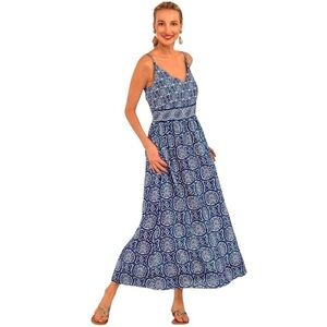 Gretchen Scott Fiesta Time Midi Maxi Dress Sultan's Dining Room Size XS NEW